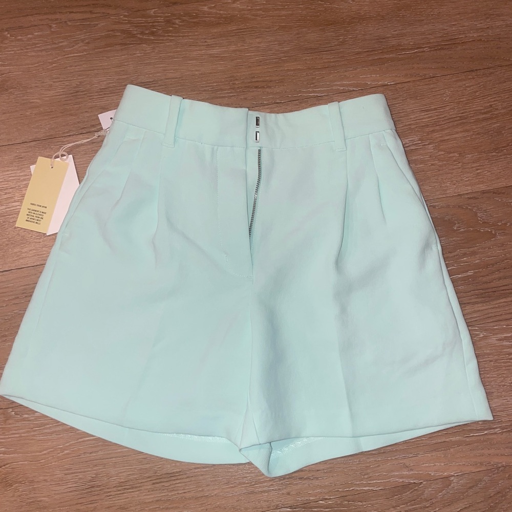 Aritzia Mint Green effortless shorts